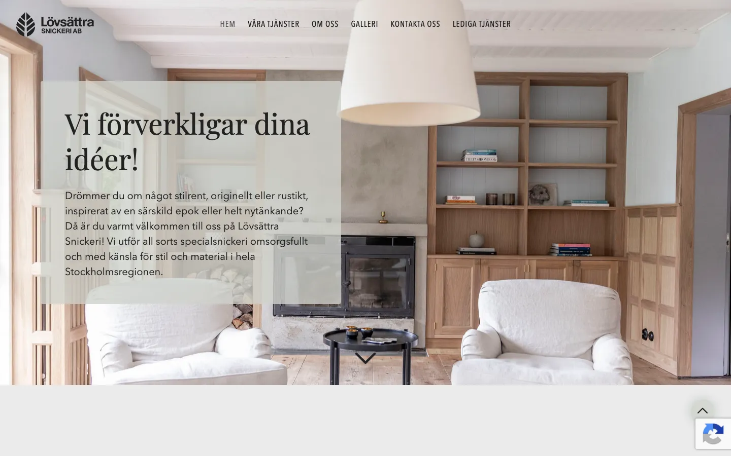 Lövsättra Snickeri, nuvarande sida