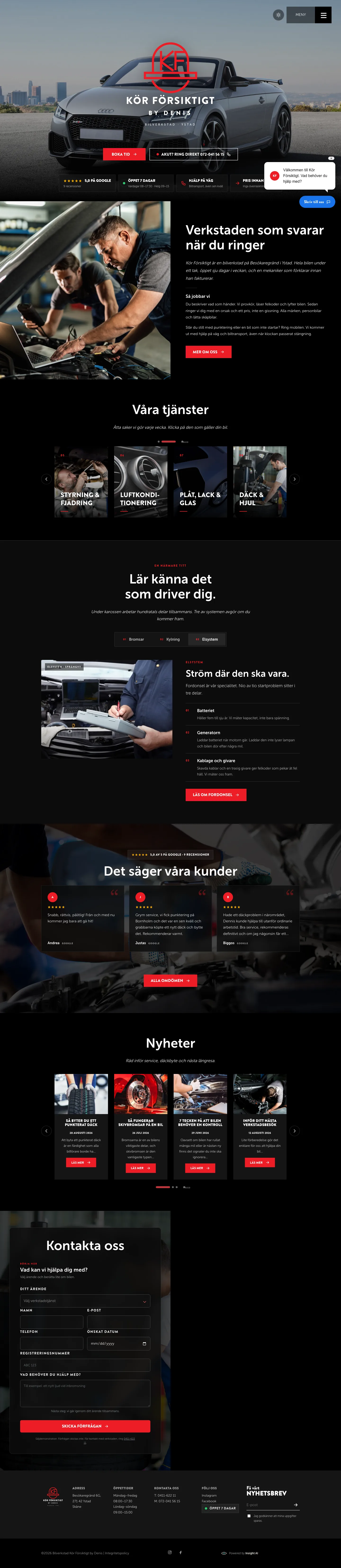 Kör Försiktigt by Denis, vår sida
