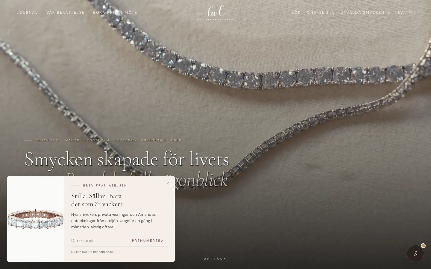 LWL Jewelry, vår sida